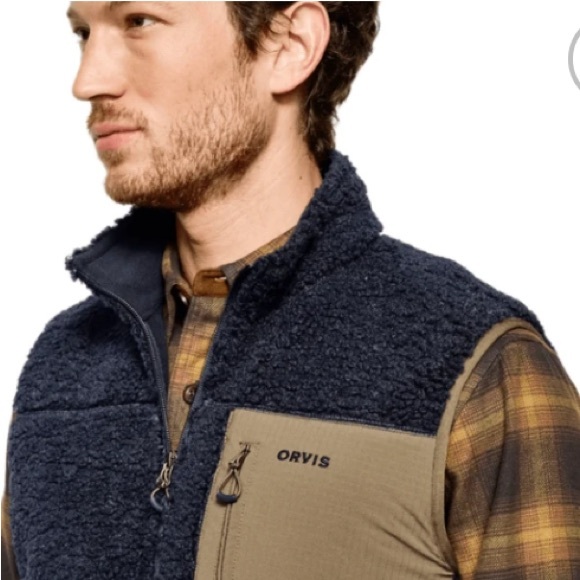 Orvis Sherpa Fleece Vest Medium - Picture 8 of 10
